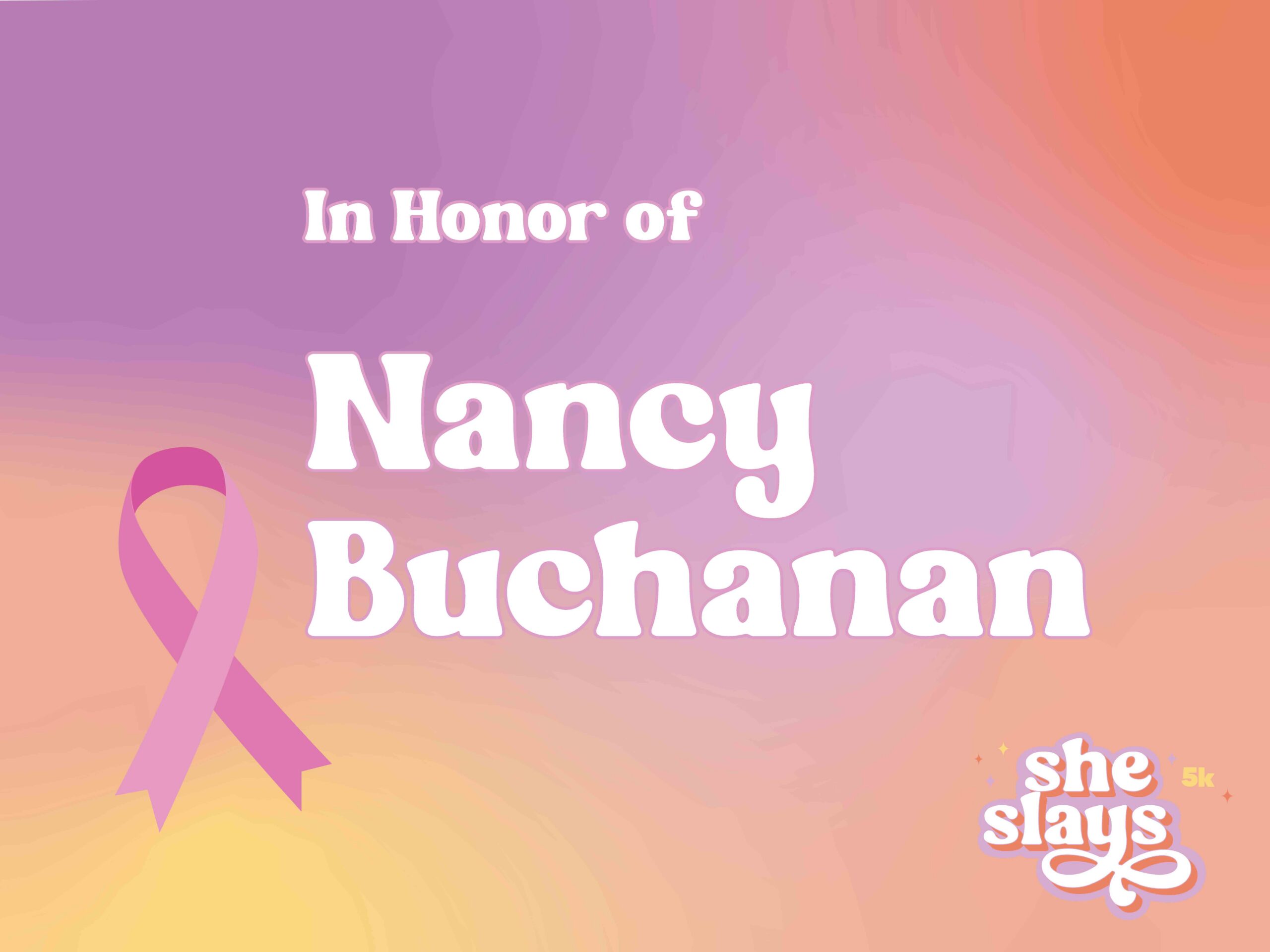 She Slays 'In Memory of...' Yard Sign - Image 3